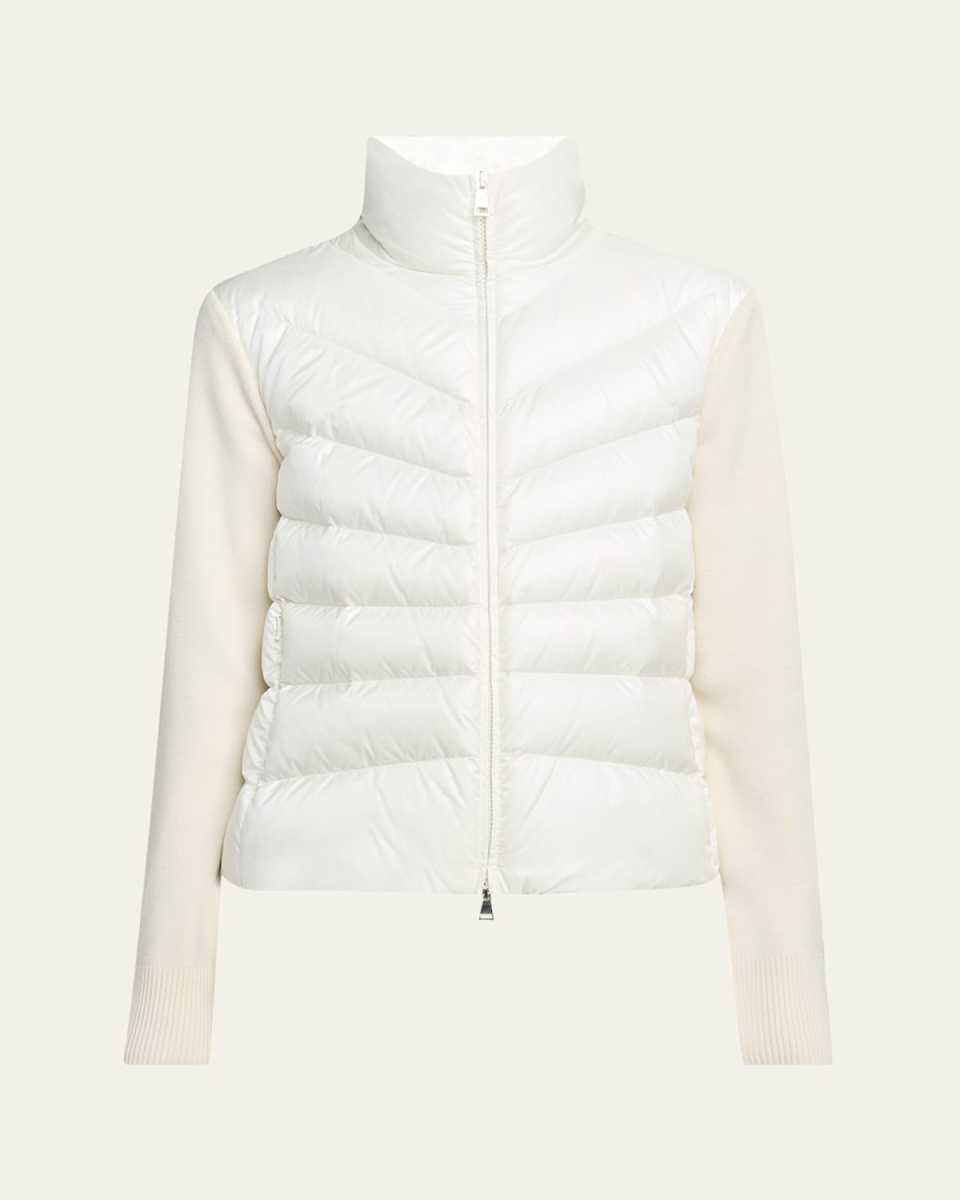 Padded Wool Cardigan